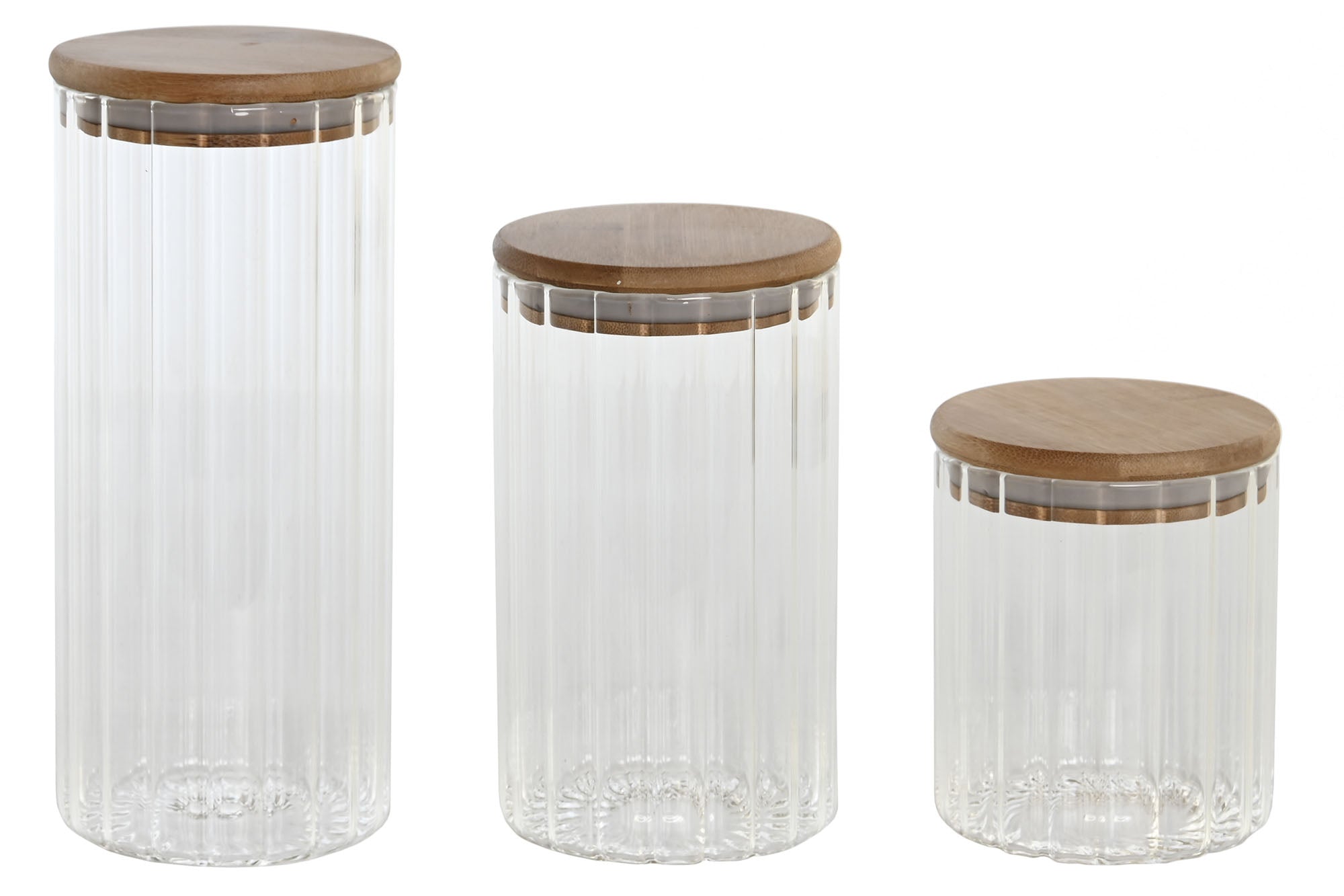 Set 3 Bamboo Jars