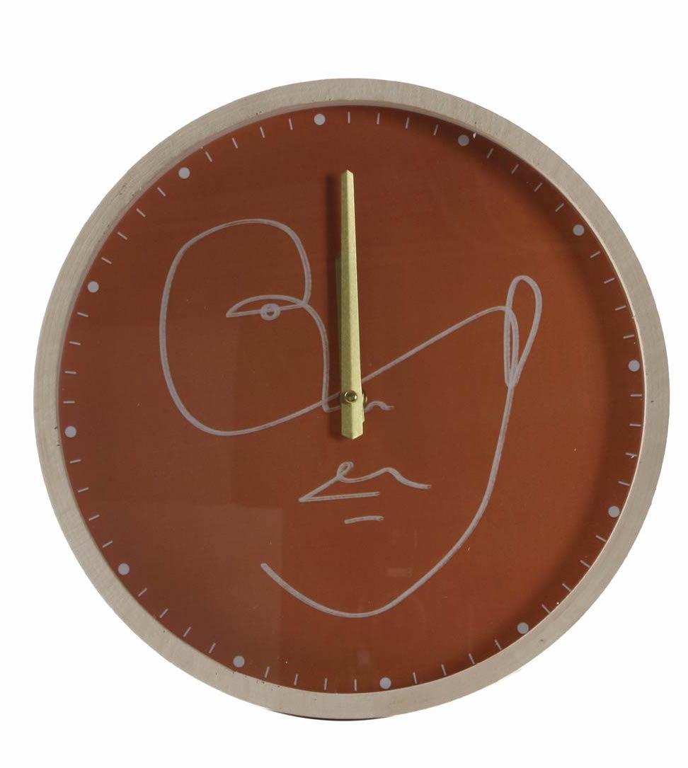 Aestetic wooden clock